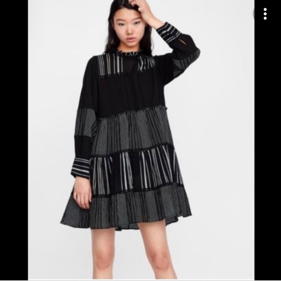 Zara Dresses & Skirts - Zara small patchwork blogger Favorite